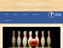 Tablet Screenshot of dondeelanes.com